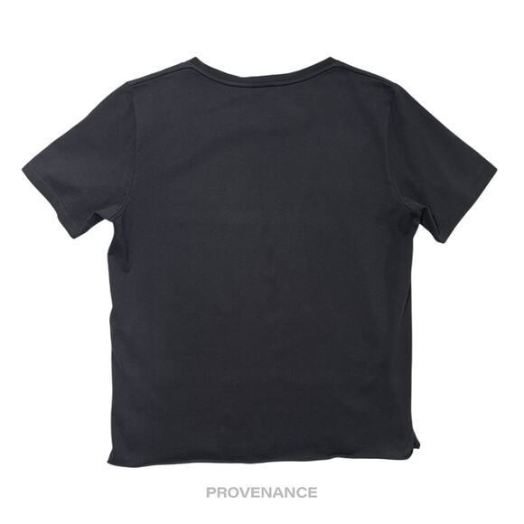 🔴 Saint Laurent Paris SLP Logo T Shirt - Black L - Picture 2 of 11